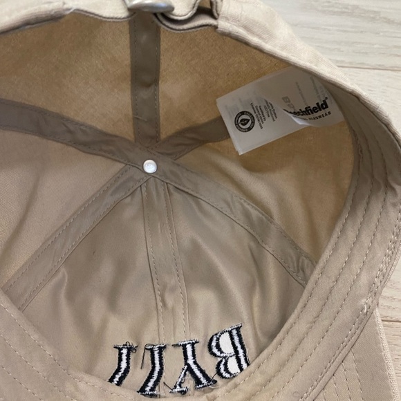 NEW Wolf & Badger BY11 ORGANIC EMBROIDERED CAP - SAND - Picture 7 of 10